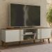 Rack Bancada Para TV 65 Pol 160 cm Denv Off White Nature PLLA