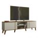 Rack Bancada Para TV 75 Pol 180 cm Denv Off White Nature PLLA