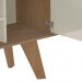 Rack Bancada Para Tv 50 Pol 1P 120 cm Cinamomo Off White ARLY