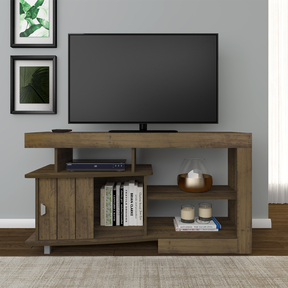 Rack Bancada Para Tv 50 Pol 1P 122 cm Pinho ARLY