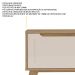 Rack Bancada Para Tv 60 Pol 134 cm 4600 Carvalho Off White ARLY