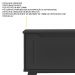 Rack Bancada Para Tv 60 Pol 134 cm 4601 Preto ARLY