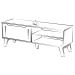 Rack Bancada Para Tv 60 Pol 134 cm 4710 Cinamomo Off White ARLY