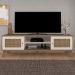 Rack Bancada Para Tv 75 Pol 180 cm 4525 Carvalho Off White ARLY