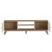 Rack Bancada Para Tv 75 Pol 180 cm 4525 Carvalho Off White ARLY