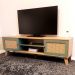 Rack Bancada Para Tv 75 Pol 180 cm 4534 Carvalho Menta ARLY