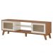 Rack Bancada Para Tv 75 Pol 180 cm 4675 Cinamomo Off White ARLY