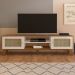 Rack Bancada Para Tv 75 Pol 180 cm 4675 Cinamomo Off White ARLY