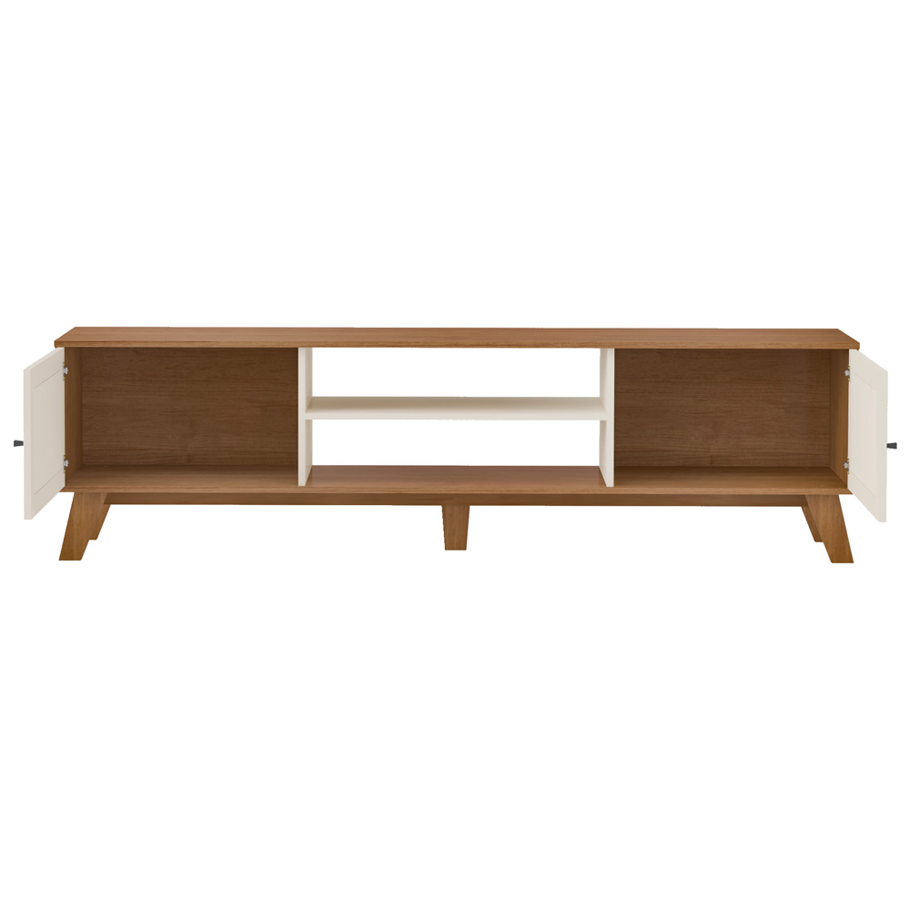Rack Bancada Para Tv 75 Pol 180 cm 4675 Cinamomo Off White ARLY