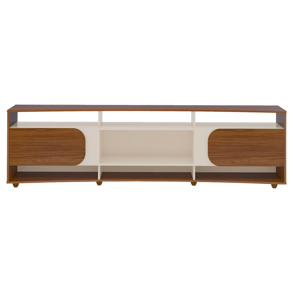 Rack Bancada Para Tv 86 Pol 220 cm 4502 Cedro Off White ARLY