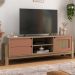 Rack Bancada Tv 65 Pol Nature 160 cm Carvalho Terracota ARLY