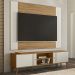 Rack Com Painel Extensivel Para TV 70 Pol Nature Off White PLLA