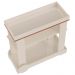 Rack Mesa de Centro Carrinho RMC4642 Carvalho Off White ARLY