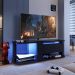 Rack Moderno Com LED 01 Gaveta 136cm Preto PRODDY