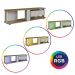 Rack Moderno Com LED 01 Gaveta 180cm Mel Arenas PRODDY