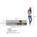 Rack Moderno Com LED 03 Gavetas 180cm Mel Arenas PRODDY