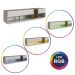 Rack Moderno Com LED 03 Gavetas 180cm Mel Arenas PRODDY