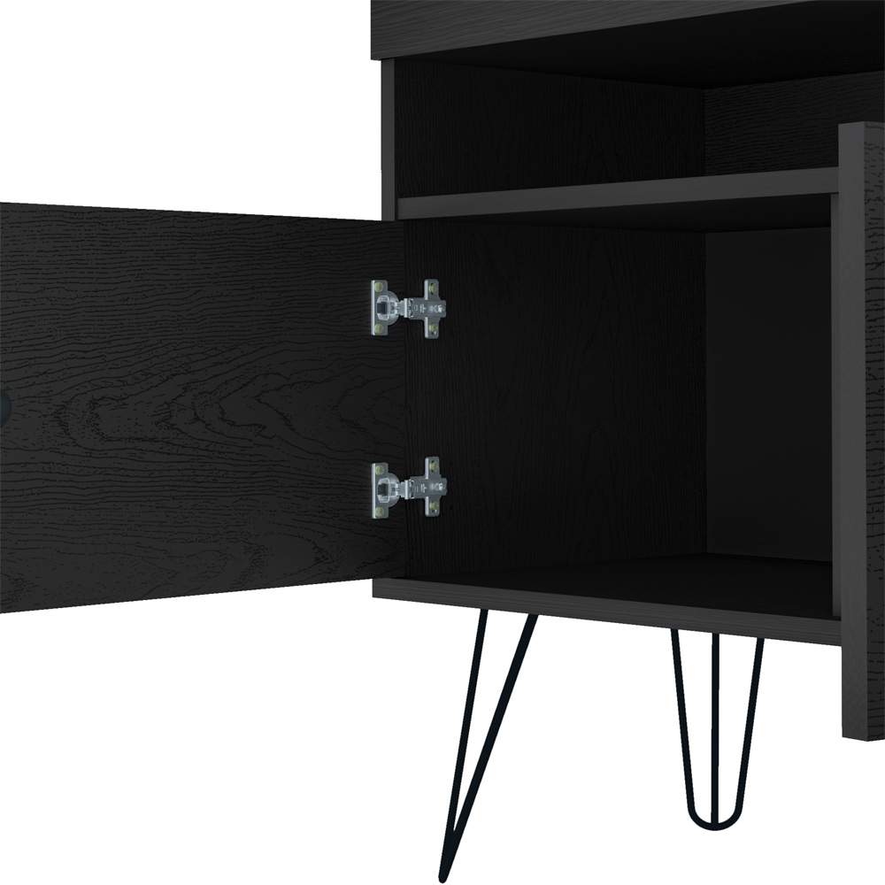 Rack Para Sala de Tv 75 Pol 160 cm 4609 Preto ARLY
