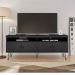 Rack Para Sala de Tv 75 Pol 160 cm 4609 Preto ARLY
