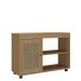 Rack Para TV 42 Pol 1P 91 cm Com Rodízios Carvalho ARLY