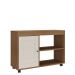 Rack Para TV 42 Pol 1P 91 cm Com Rodízios Cinamomo Off White ARLY