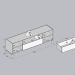 Rack Para TV 65 Polegadas 2P 1G 180 cm 2154 Tauari Concret Milani Store