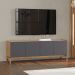 Rack Para TV 65 Polegadas 2P 2G 180 cm 2153 Tauari Concret Milani Store