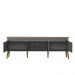 Rack Para TV 75 POL 2 Portas 180 cm 4378 Carvalho Grafite ARLY