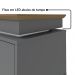 Rack Para TV 75 POL 2 Portas 180 cm 4378 Carvalho Grafite ARLY