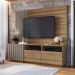 Rack e Painel Para TV 65 Polegadas 180cm Mel Fume PRODDY