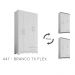 Roupeiro 4P 2G Moden 3565 100 cm Branco Flex INCP