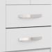 Roupeiro 4P 2G Moden 3565 100 cm Branco Flex INCP