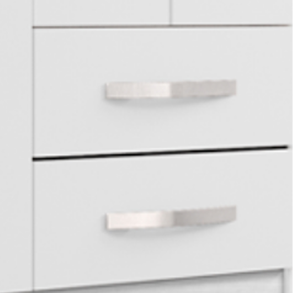 Roupeiro 4P 2G Moden 3565 100 cm Branco Flex INCP