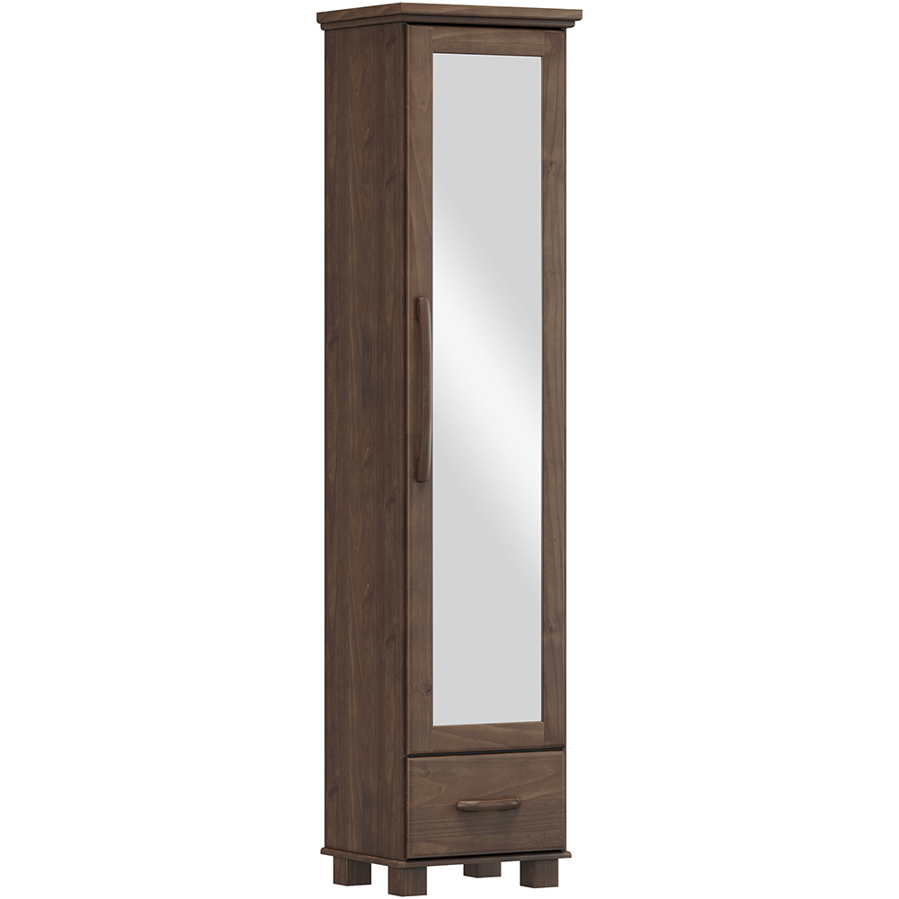 Sapateira 1 Porta Espelho Madeira Maciça 194x47 cm 2255 Cafe Milani Store