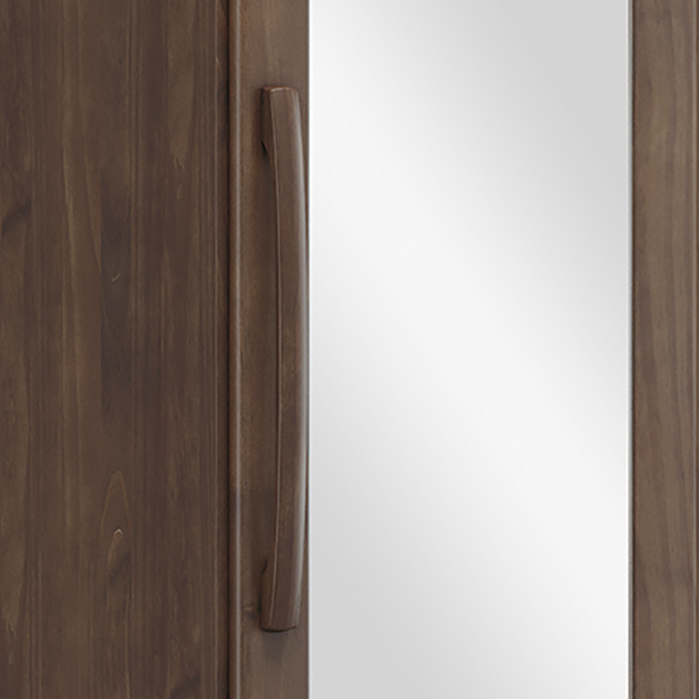 Sapateira 1 Porta Espelho Madeira Maciça 194x47 cm 2255 Cafe Milani Store