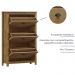 Sapateira 3 Gavetas Madeira Maciça 80 cm 9175 Freijo Milani Store