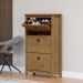 Sapateira 3 Gavetas Madeira Maciça 80 cm 9175 Freijo Milani Store