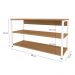 Sapateira Industrial 3 Prateleiras 88 cm LI020 Canela Branco KPB