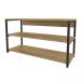 Sapateira Industrial 3 Prateleiras 88 cm LI020 Freijo Preto Fosco KPB