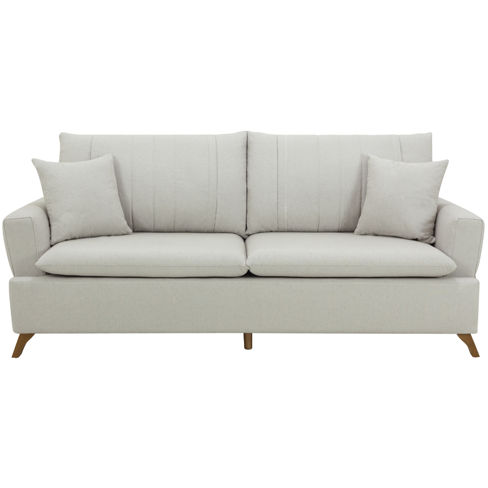 Sofa 2 Lugares 160 cm Eron Linho Bege Vazzano