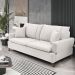 Sofa 2 Lugares 160 cm Eron Linho Bege Vazzano