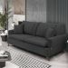 Sofa 2 Lugares 160 cm Eron Linho Grafite Vazzano
