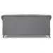 Sofa 2 Lugares Retro Polo 160cm Com Almofada Linho Cinza Ezz