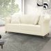 Sofa 2 Lugares Retro Polo 160cm Com Almofada Linho Perola Ezz