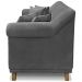 Sofa 2 Lugares Retro Polo 160cm Com Almofada Suede 1104 Ezz