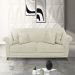 Sofa 2 Lugares Retro Polo 160cm Com Almofada Veludo 2221 Ezz