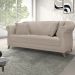 Sofa 2 Lugares Retro Polo 180cm Com Almofada Linho Areia Ezz