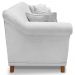 Sofa 2 Lugares Retro Polo 180cm Com Almofada Linho Grigio Ezz