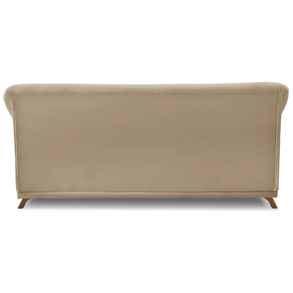 Sofa 2 Lugares Retro Polo 180cm Com Almofada Suede 1101 Ezz