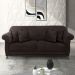 Sofa 2 Lugares Retro Polo 180cm Com Almofada Suede 1102 Ezz